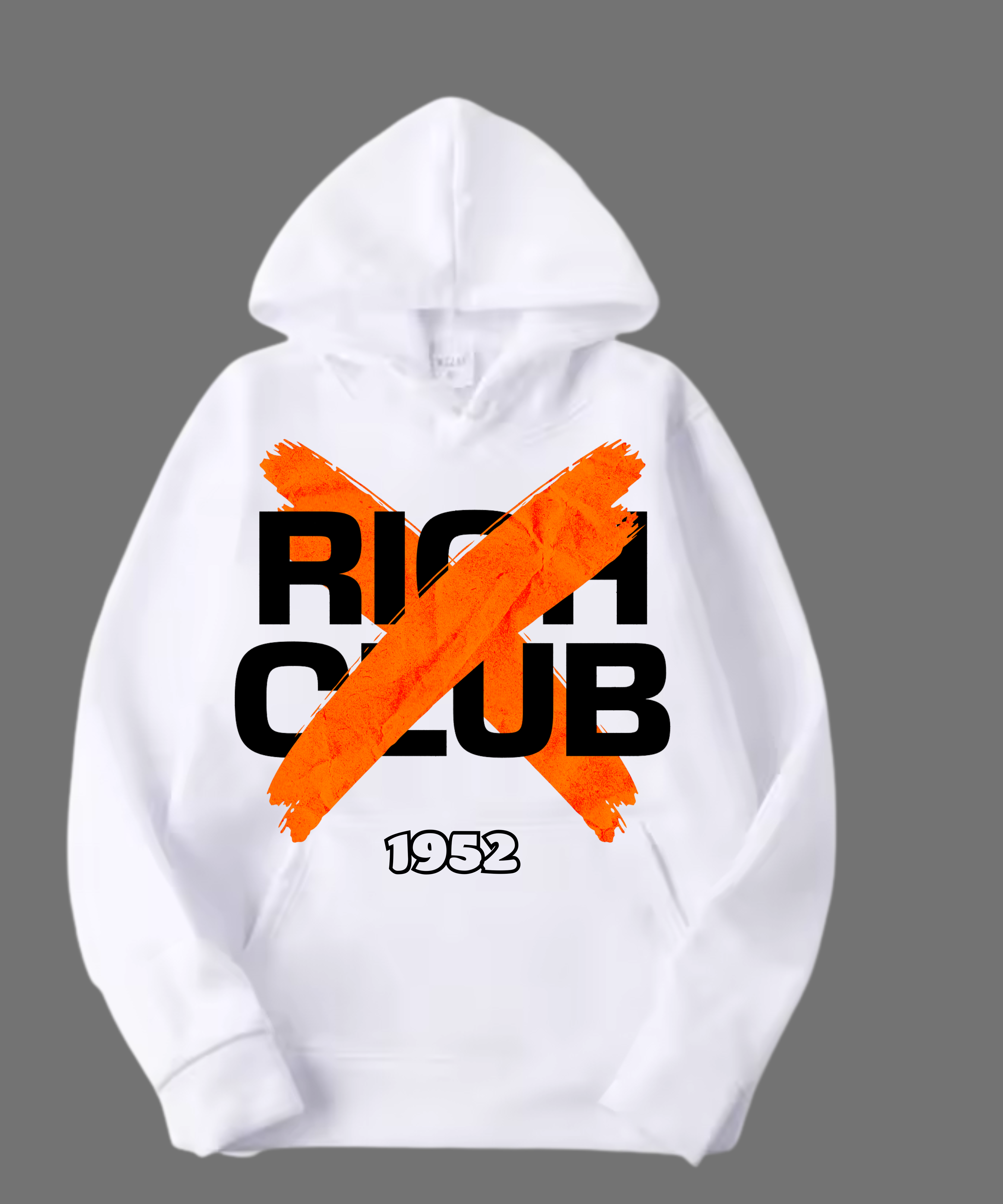 HOODIE UNISEX RICH CLUB 100% COTON
