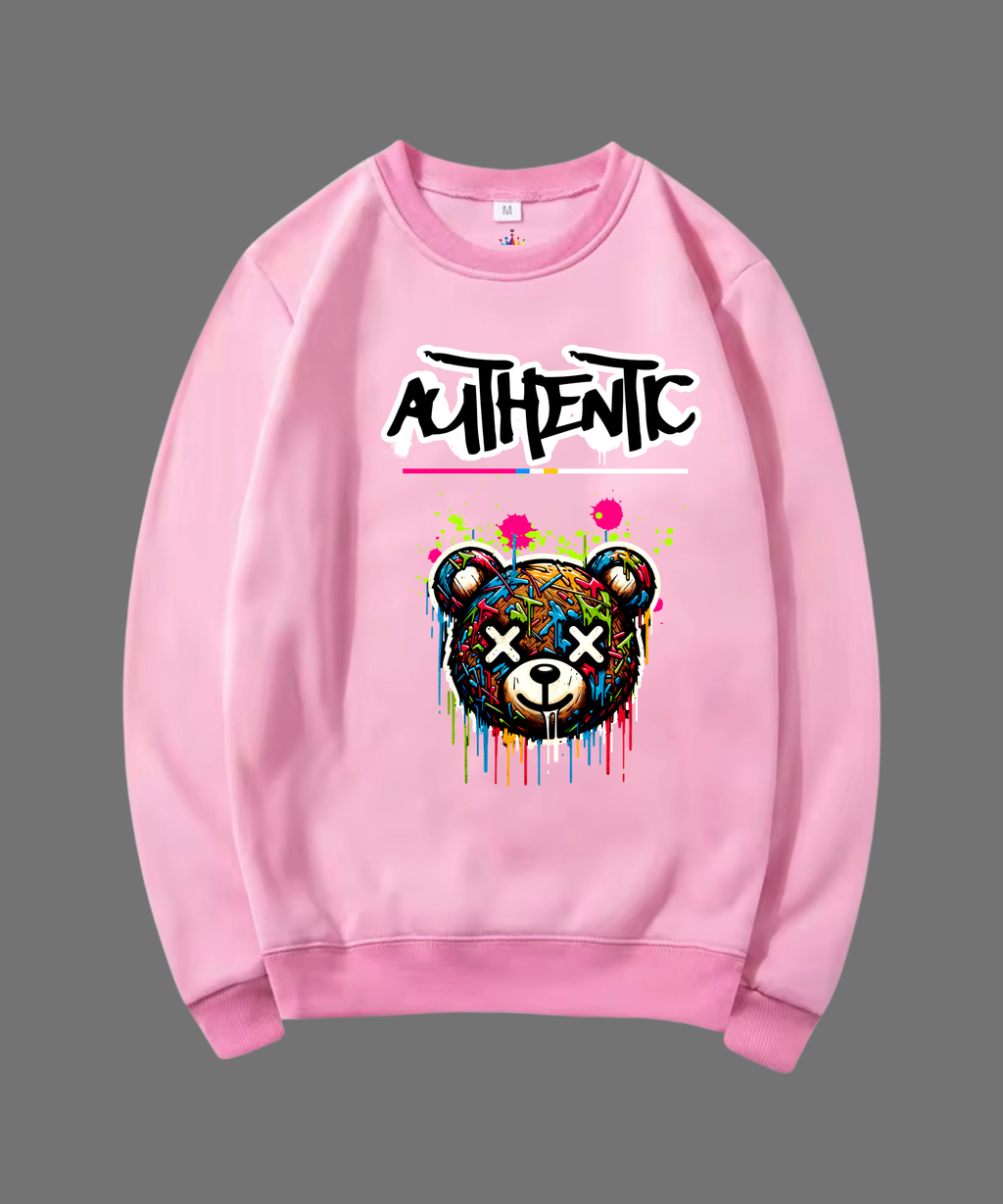 SWEATSHIRT UNISEX AUTHENTIC 100% COTON