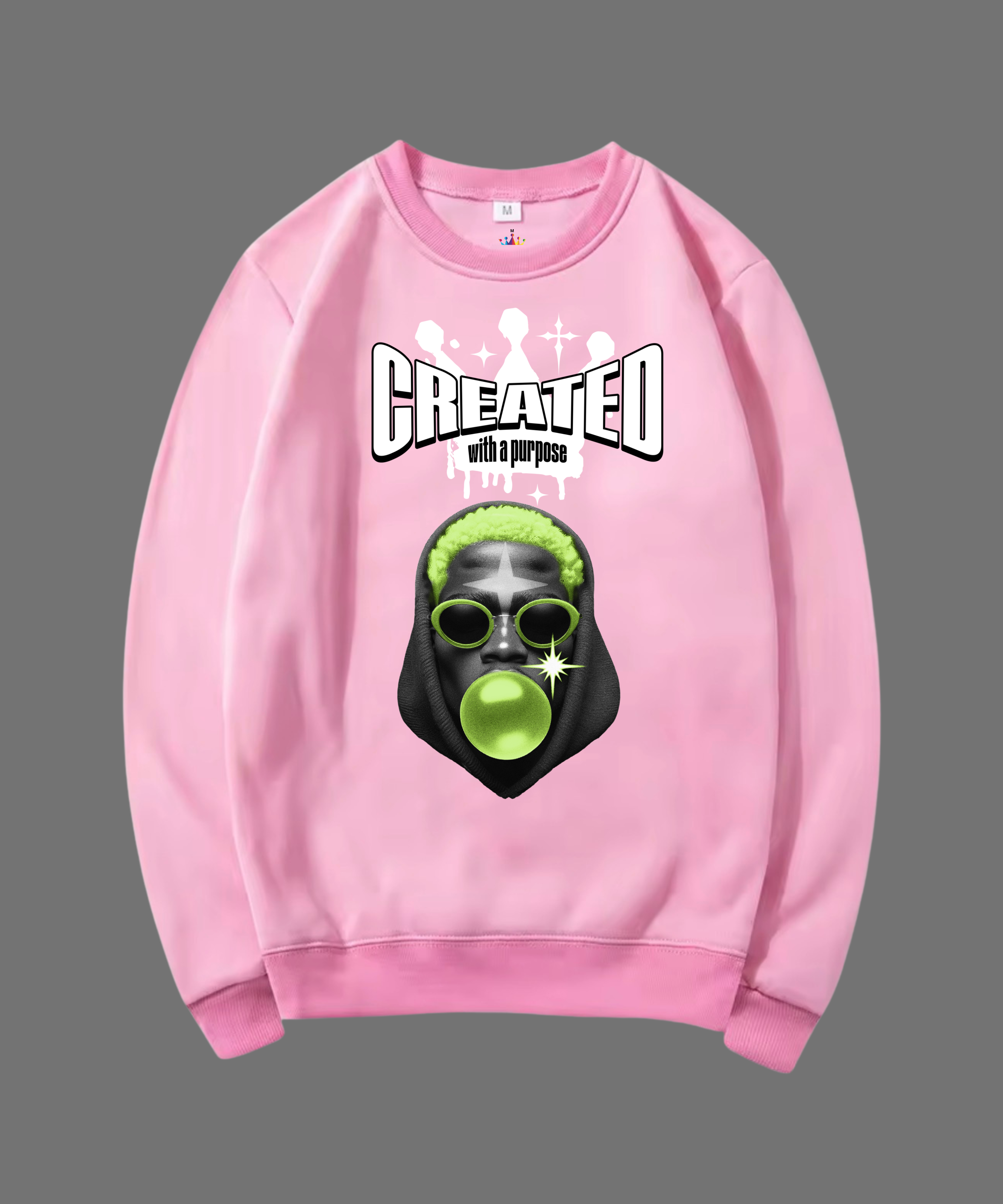 SWEATSHIRT UNISEX CREATED 100% COTON