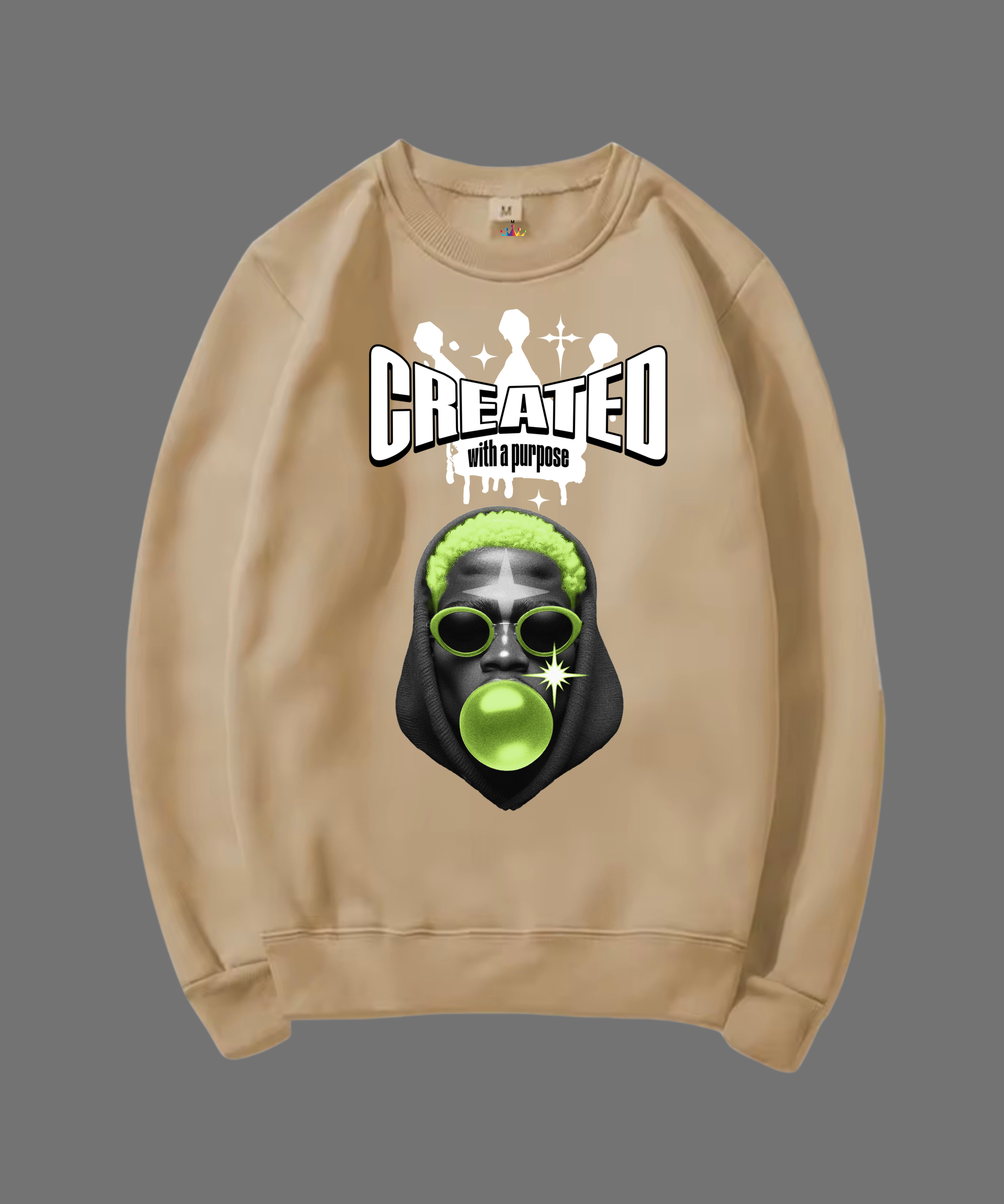 SWEATSHIRT UNISEX CREATED 100% COTON