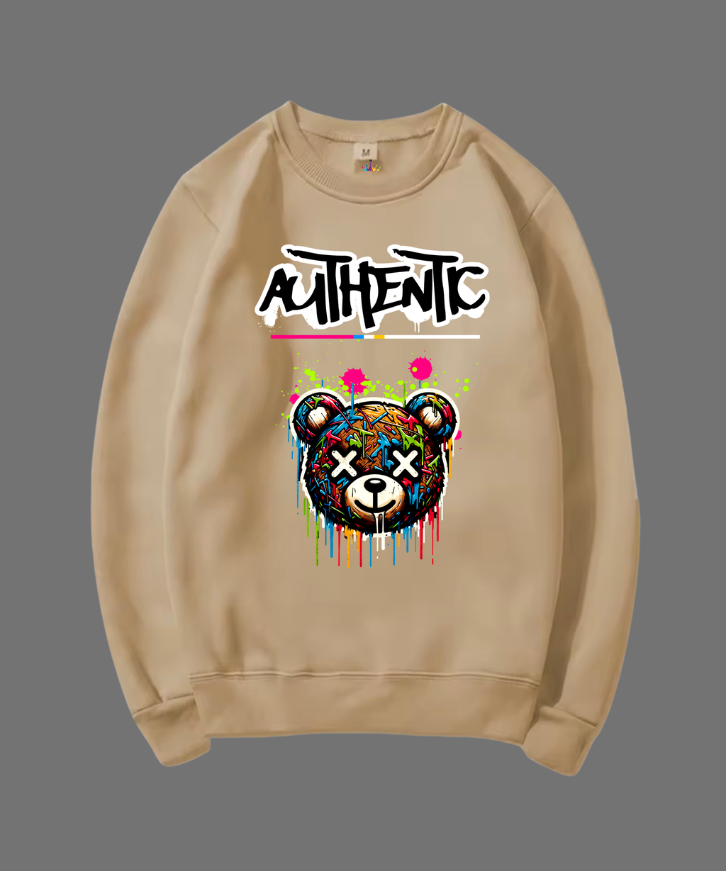 SWEATSHIRT UNISEX AUTHENTIC 100% COTON