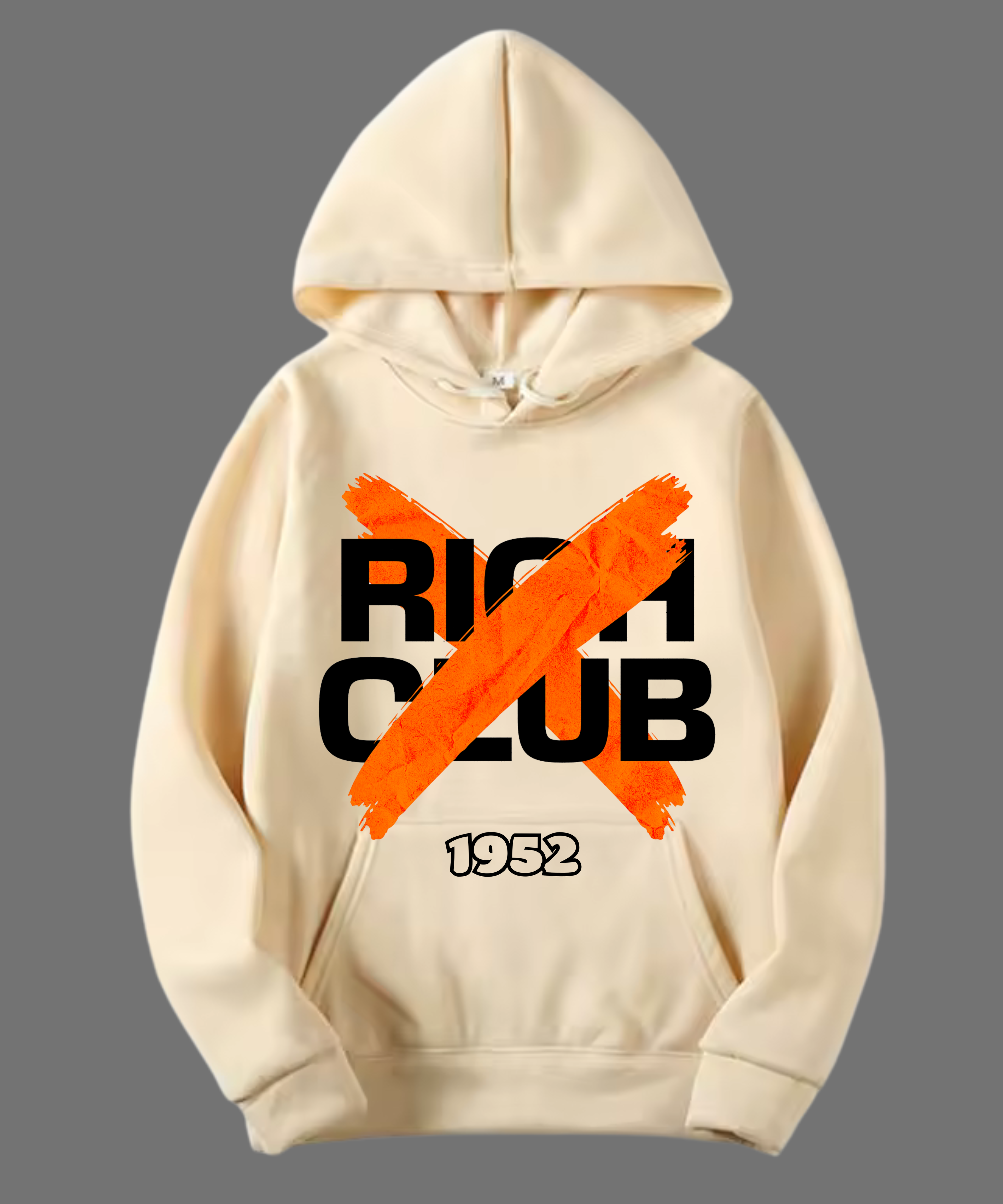 HOODIE UNISEX RICH CLUB 100% COTON