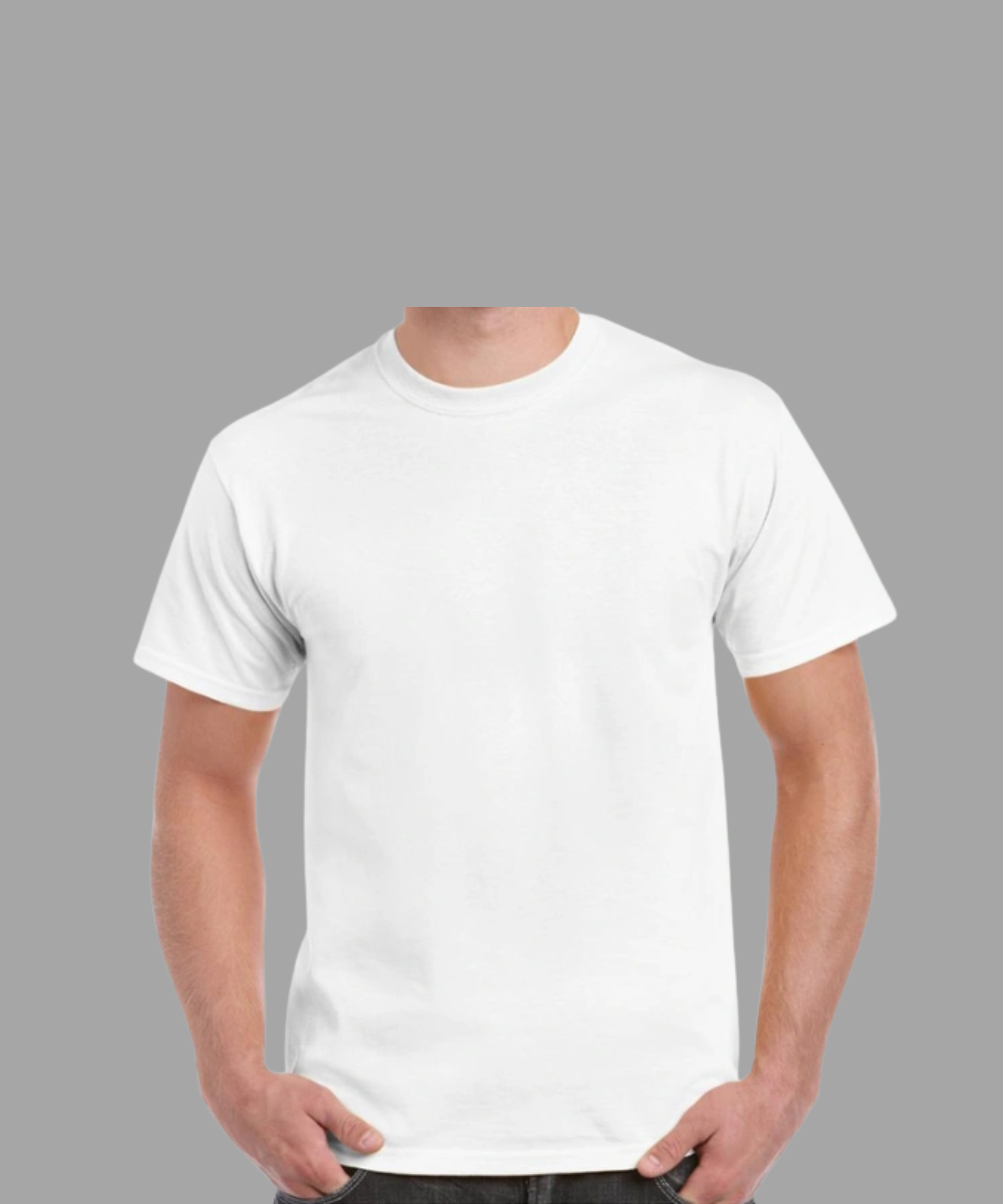 T-SHIRTS REGULAR VIERGES 100% COTON