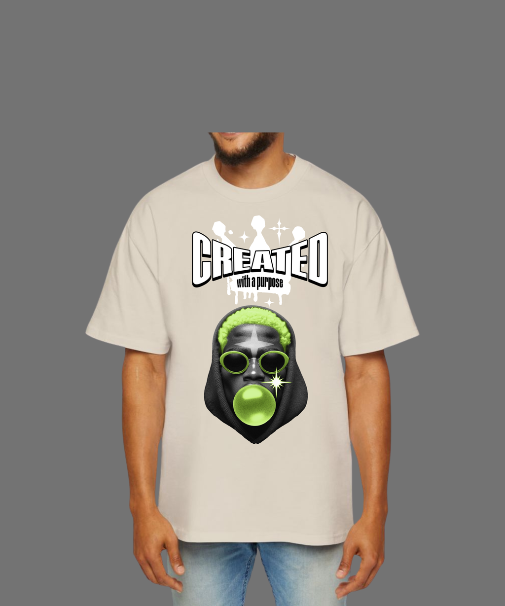 T-SHIRT UNISEX OVERSIZE CREATED