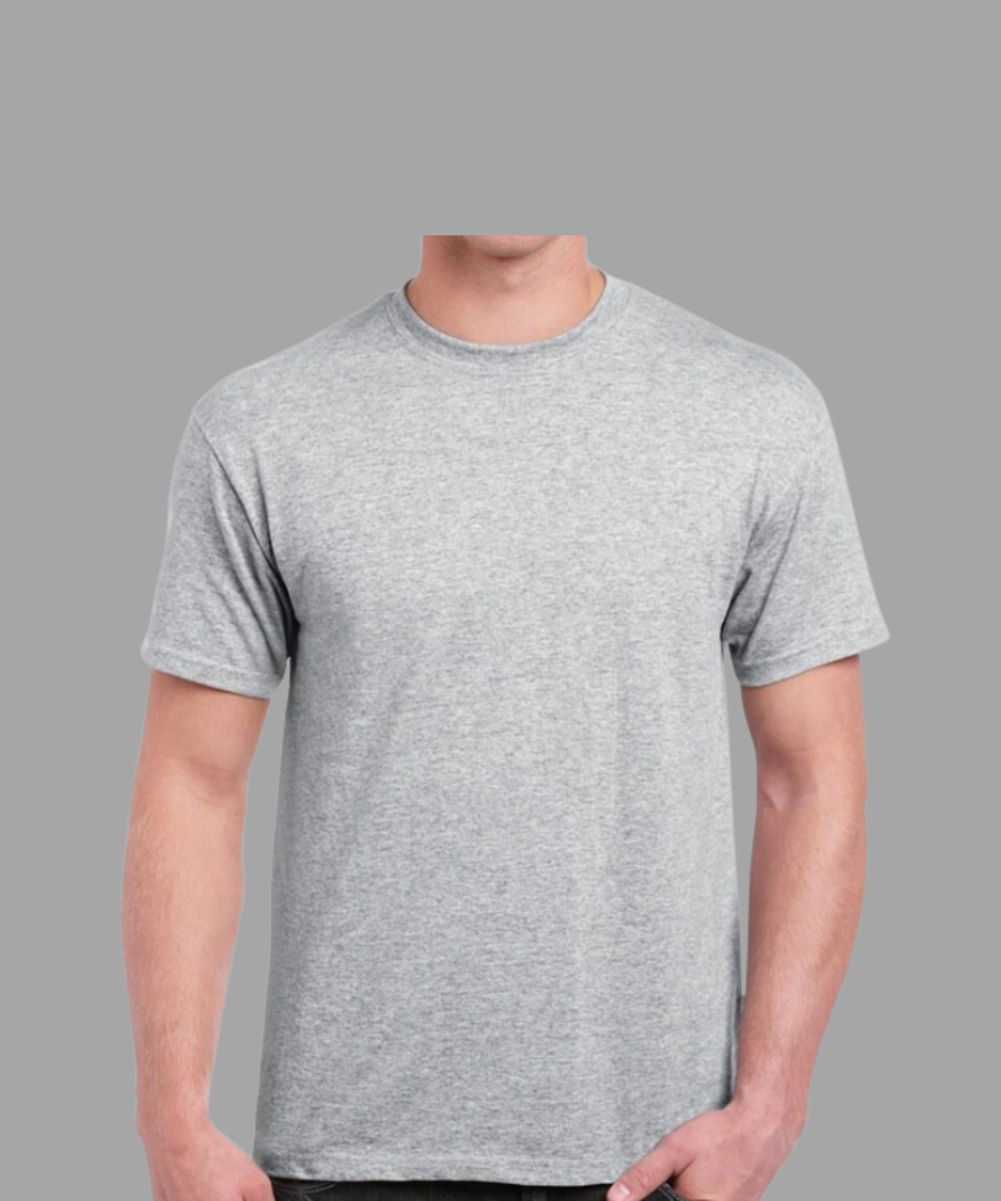 T-SHIRTS REGULAR VIERGES 100% COTON