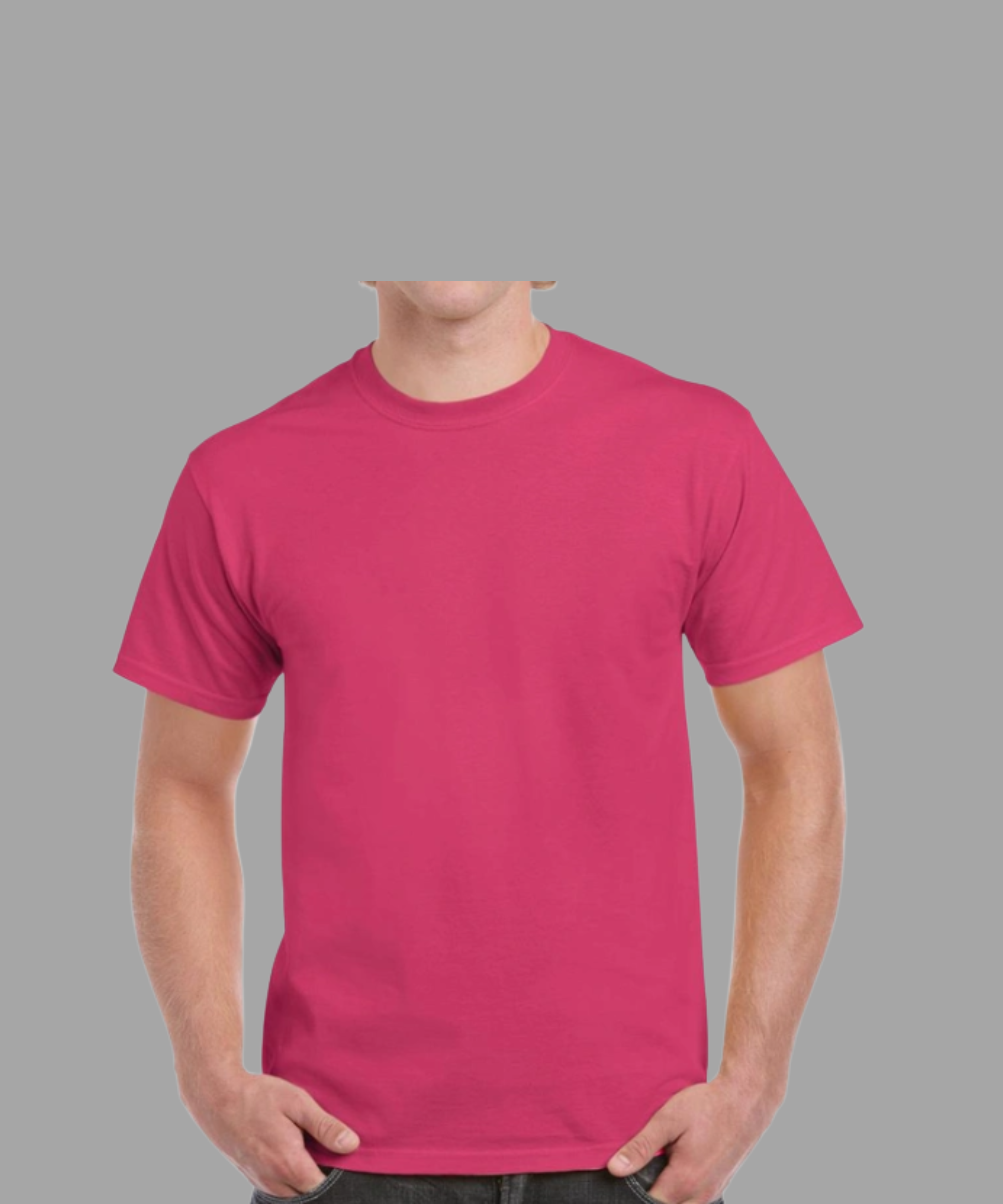 T-SHIRTS REGULAR VIERGES 100% COTON