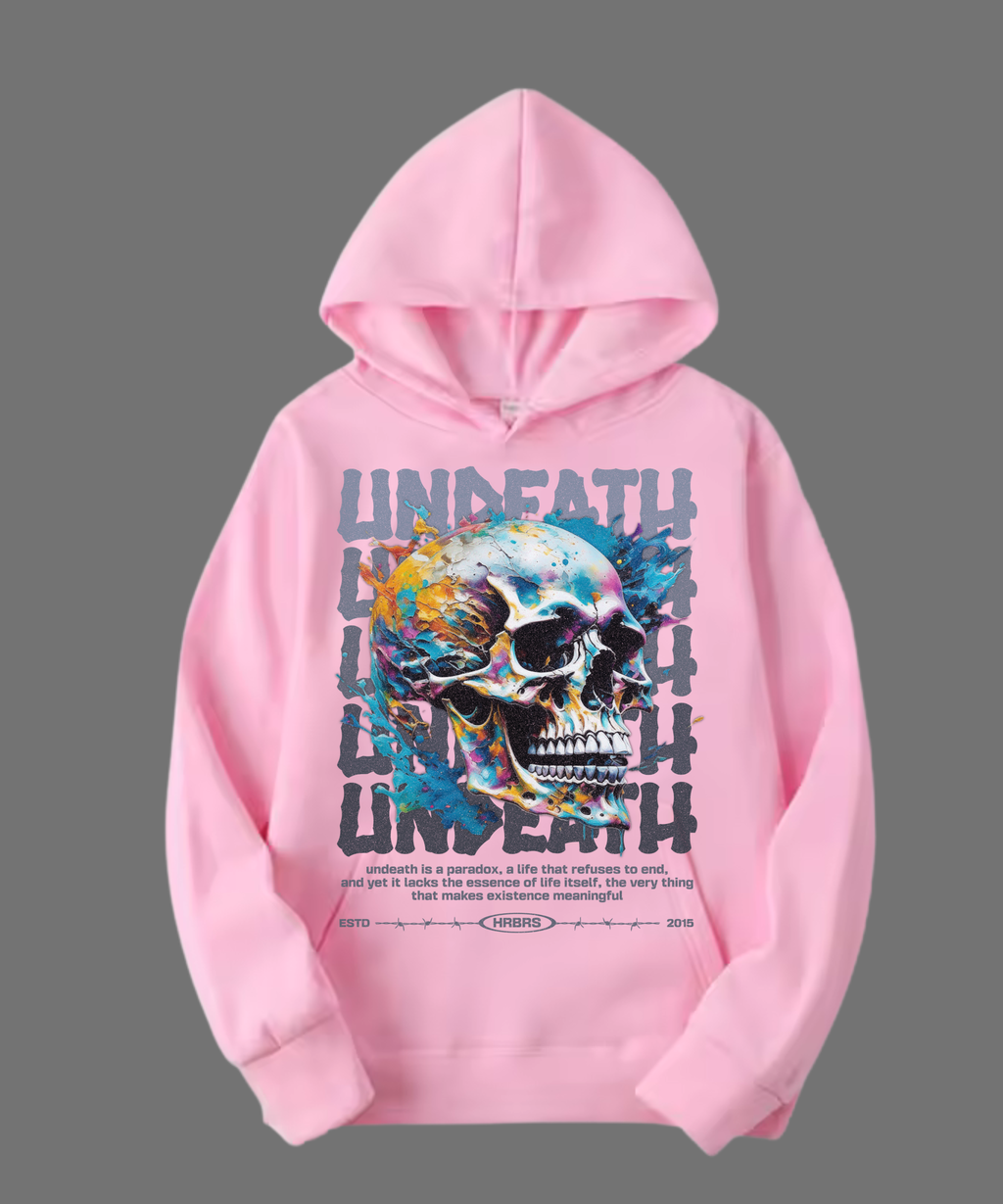 HOODIE UNISEX UNDEATH 100% COTON