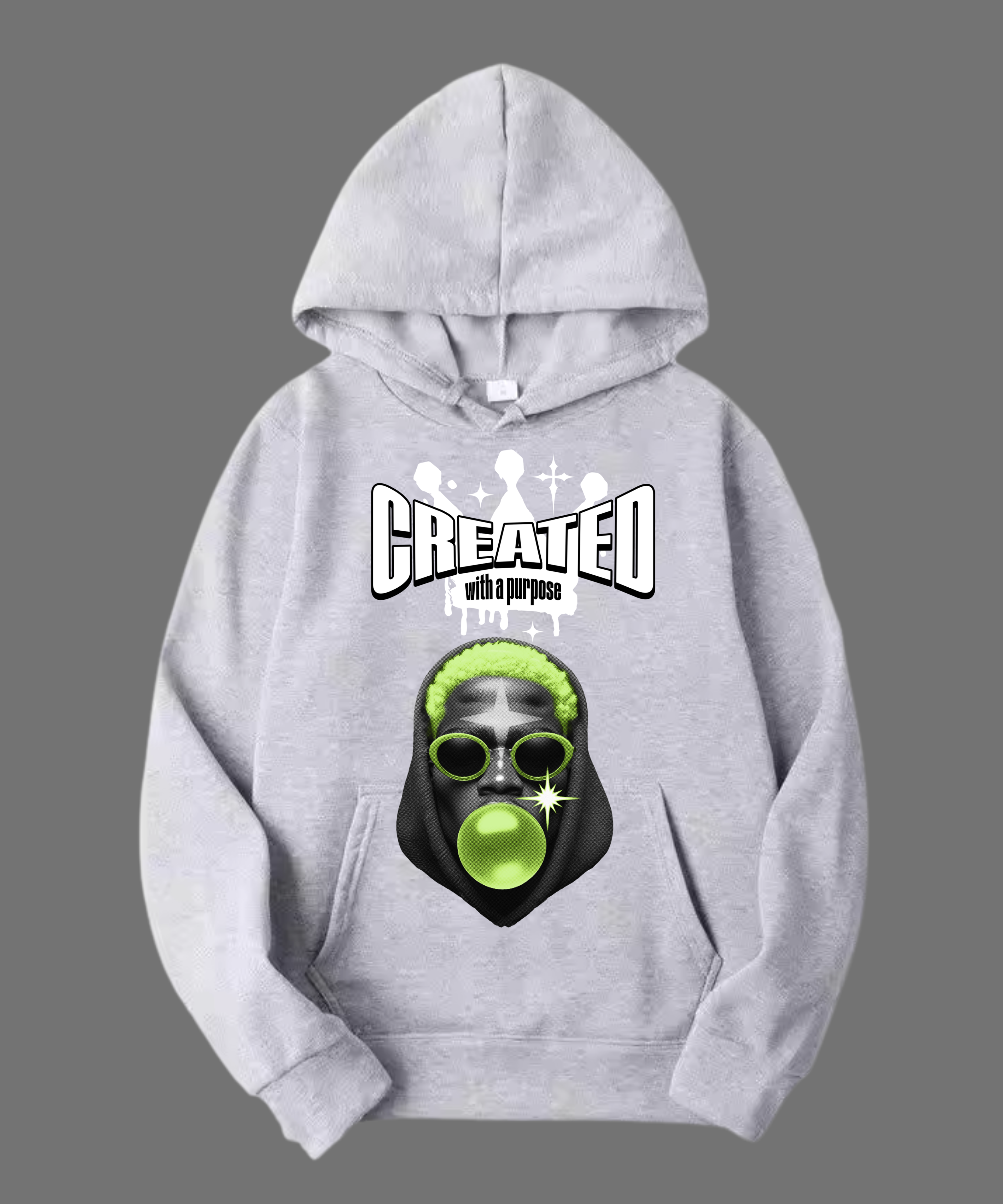 HOODIE UNISEX CREATED 100% COTON