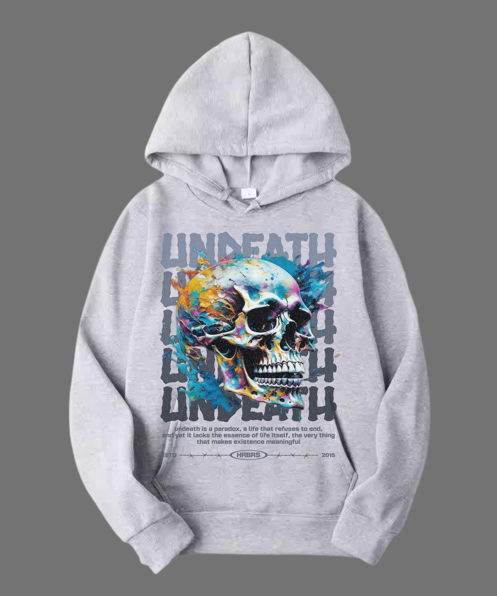 HOODIE UNISEX UNDEATH 100% COTON