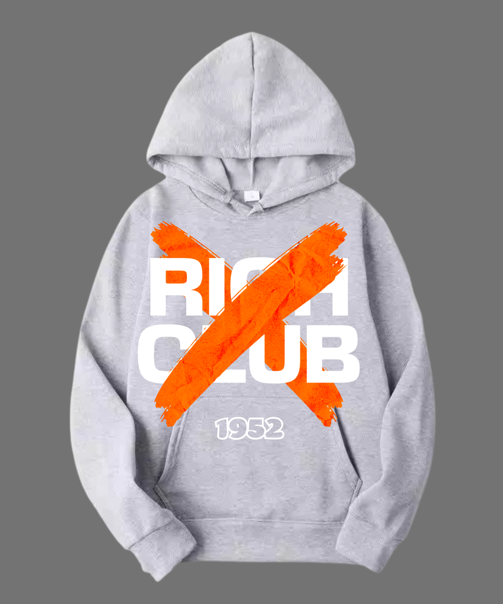 HOODIE UNISEX RICH CLUB 100% COTON