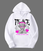 HOODIE UNISEX PEACE 100% COTON
