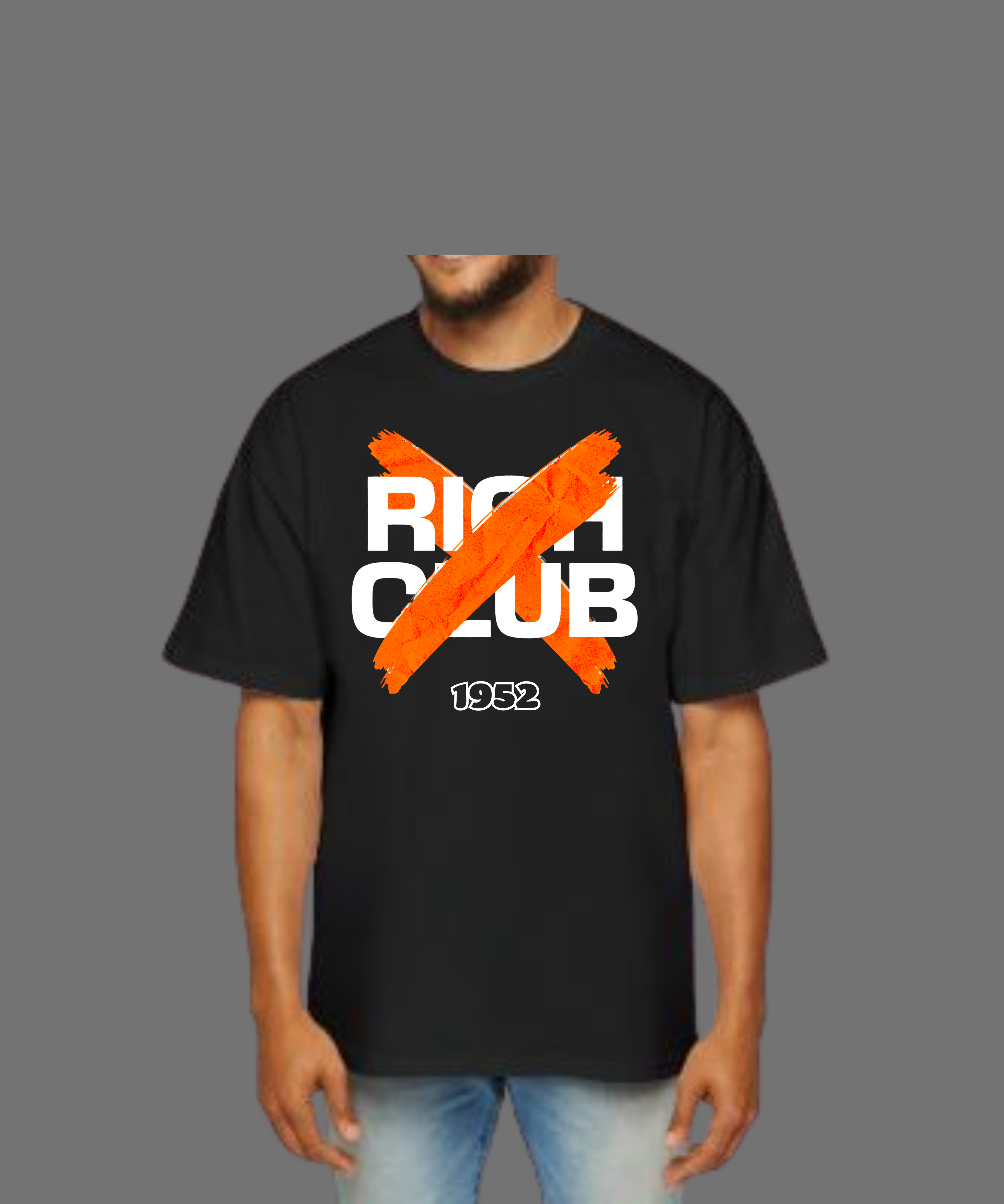 T-SHIRT UNISEX OVERSIZE RICH CLUB