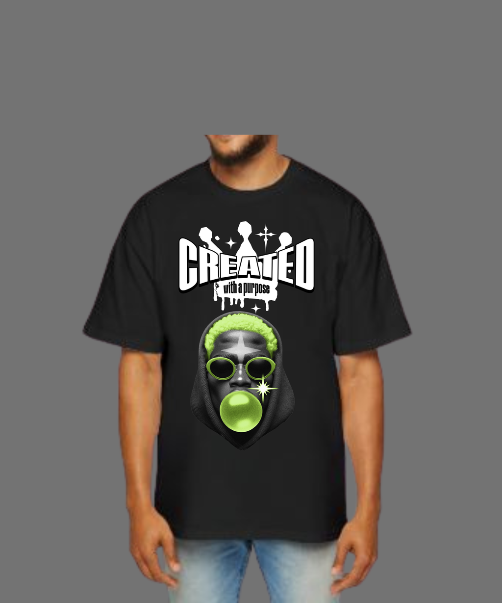 T-SHIRT UNISEX OVERSIZE CREATED