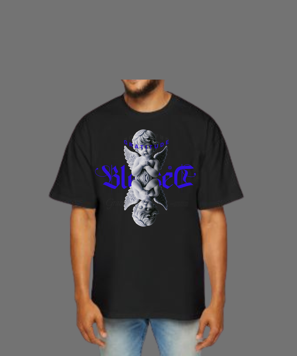 T-SHIRT UNISEX OVERSIZE BLESSED