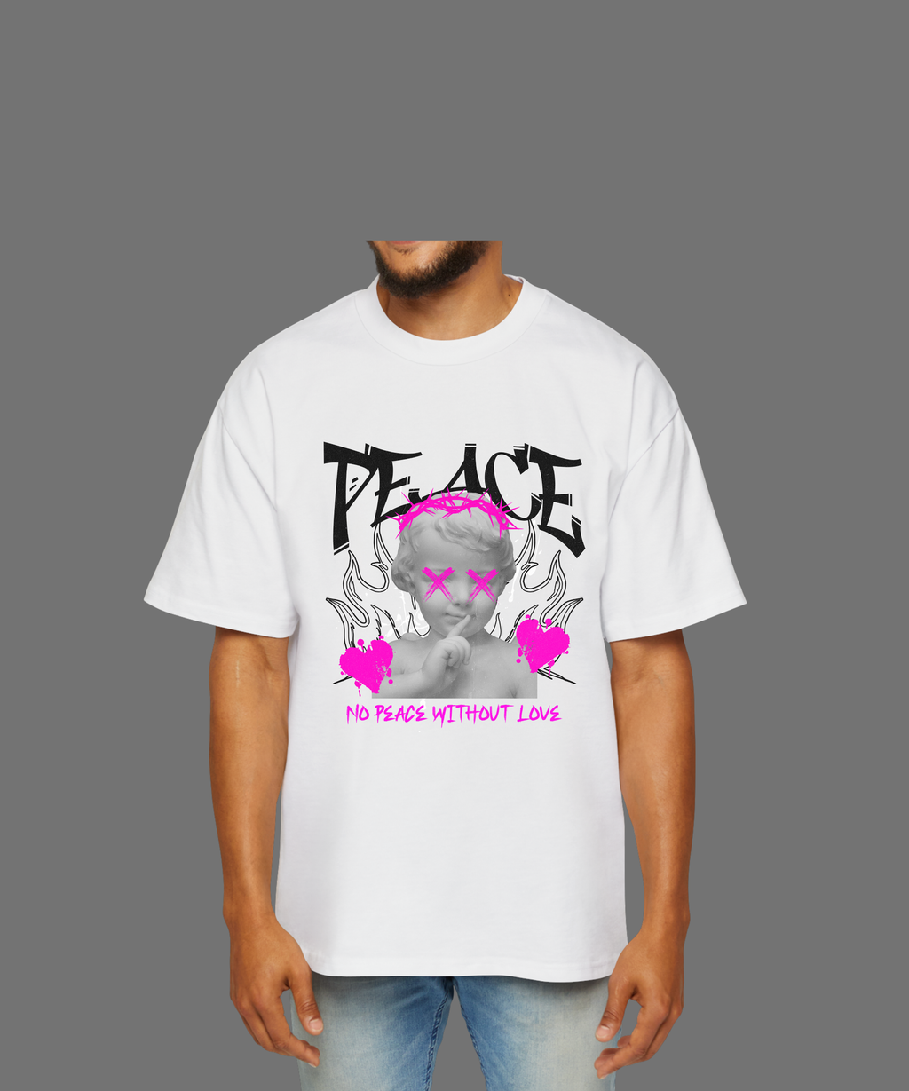 T-SHIRT UNISEX OVERSIZE PEACE