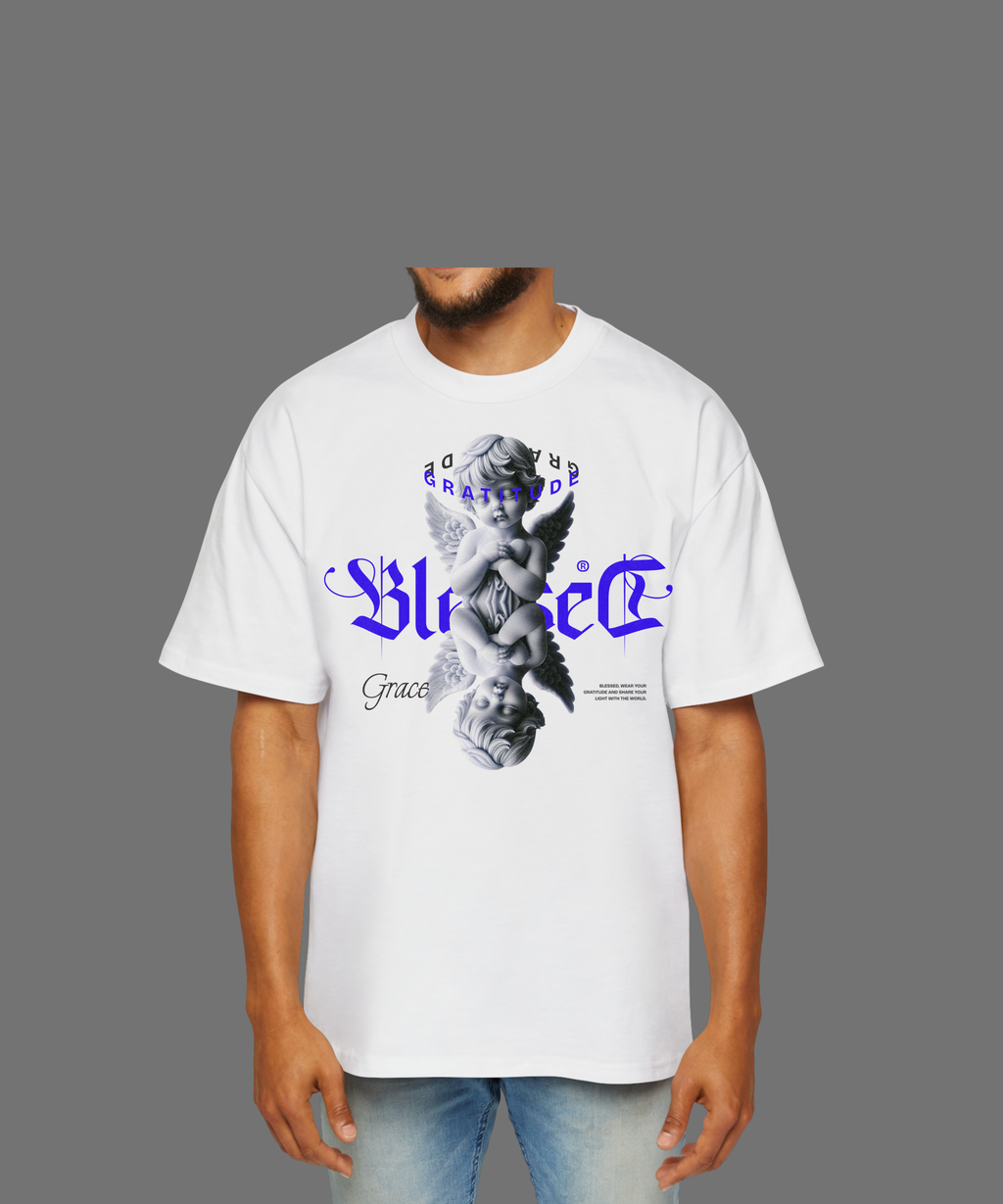 T-SHIRT UNISEX OVERSIZE BLESSED