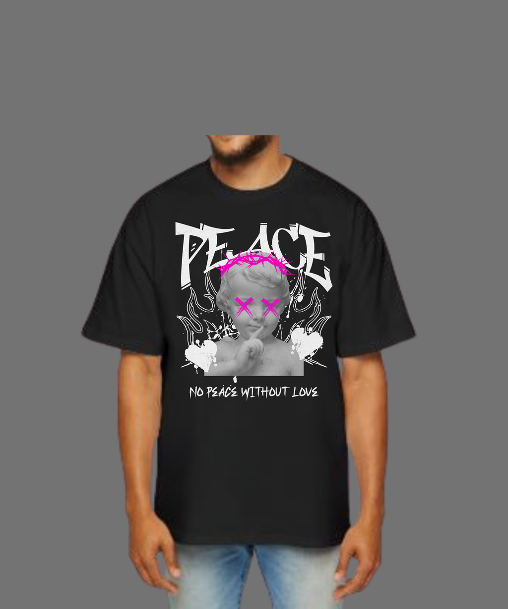 T-SHIRT UNISEX OVERSIZE PEACE